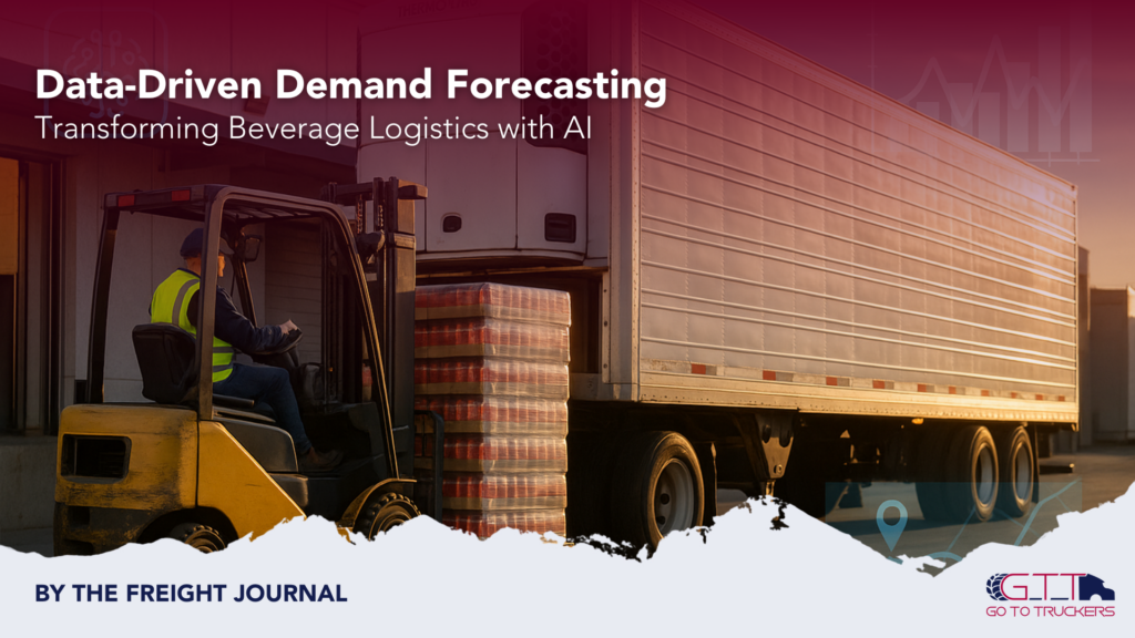 AI demand forecasting in beverage logistics with reefer loading.