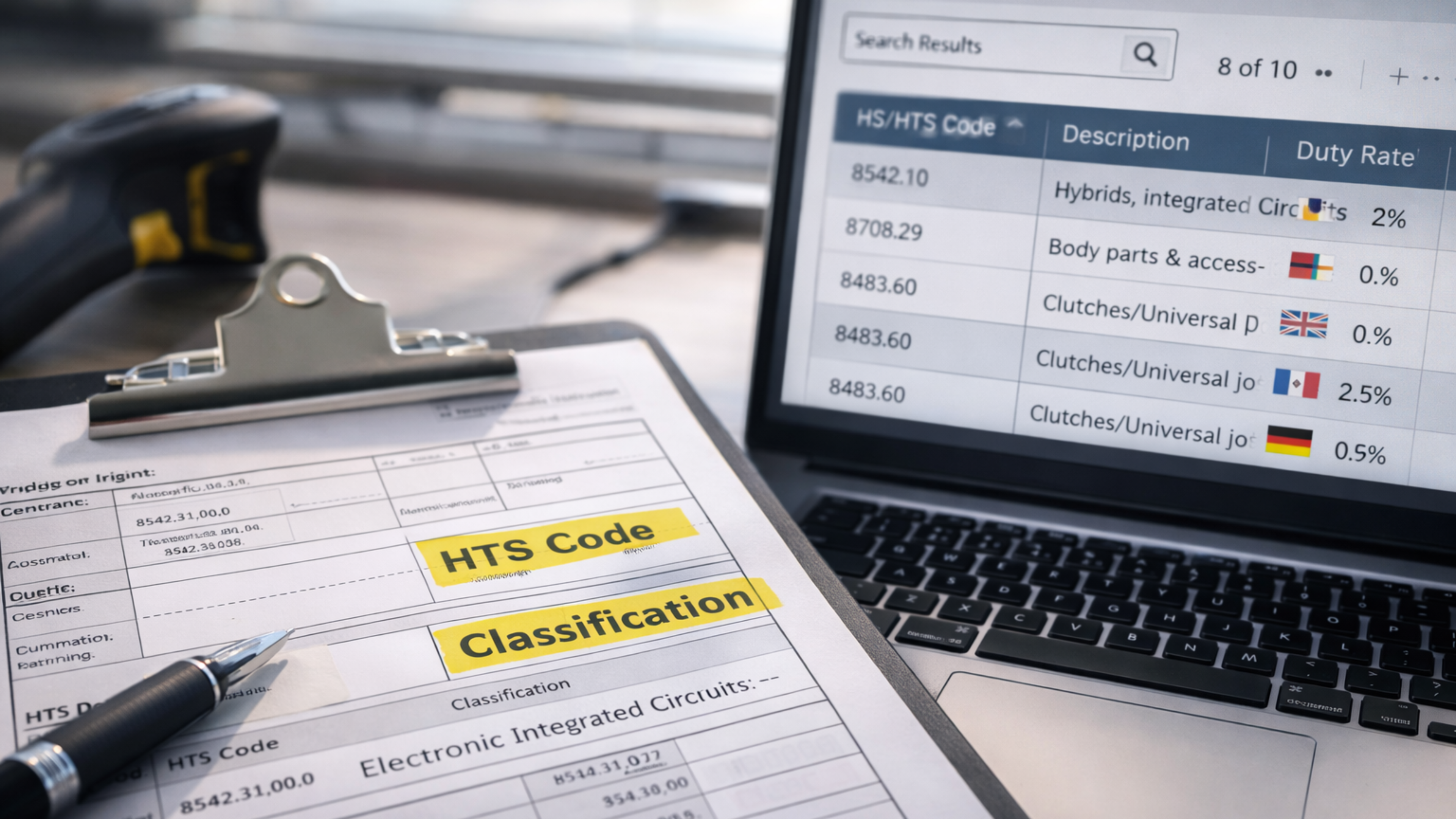 US-Mexico tariffs depend on accurate HTS code classification and duty rate lookup