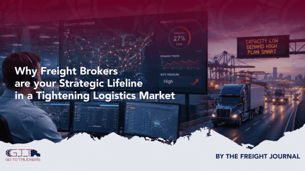 Why Freight Brokers are your Strategic Lifeline in a Tightening Logistics Market